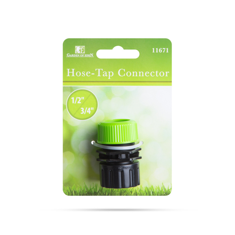 Conector robinet furtun - pentru robinet 3/4\', pentru furtun 1/2\' - plastic 11671