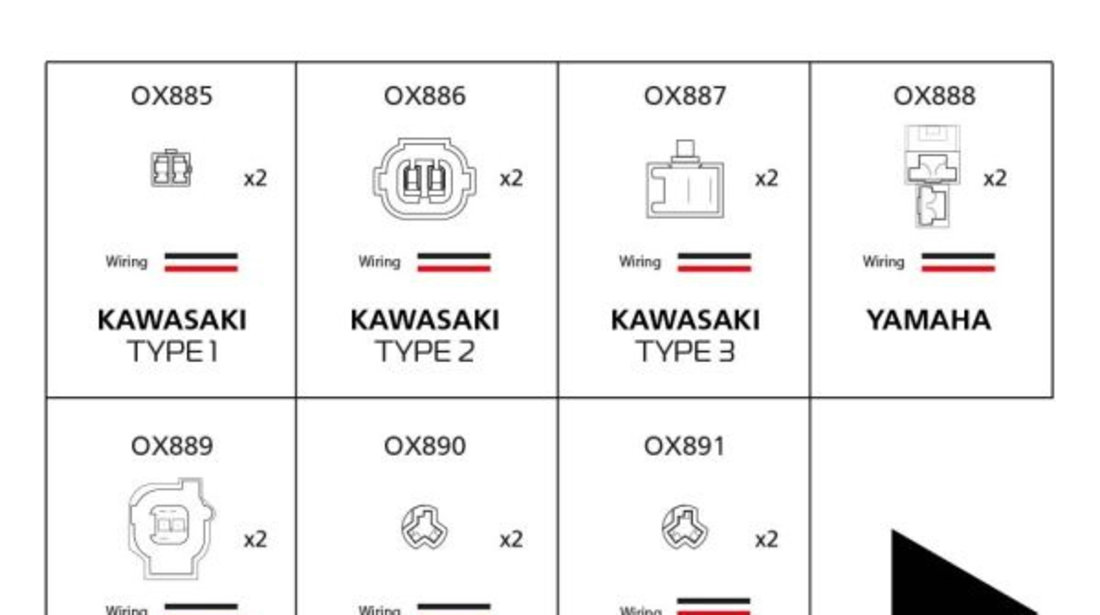 Conector Semnalizare Moto Fata / Spate Oxford OX886