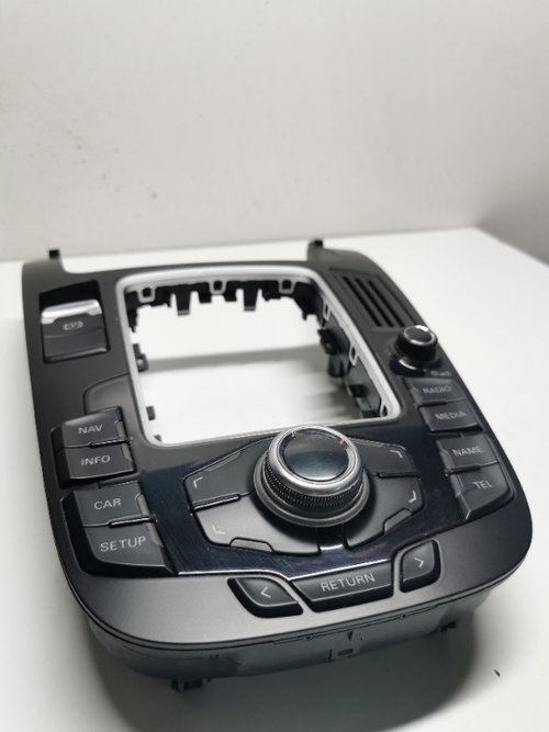 Consola centrala Audi A4 B8 butoane comenzi MMI navigatie frana de mana 8T0919609WFX