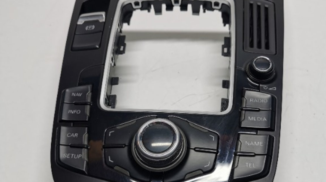 Consola centrala Audi A4 B8 butoane comenzi MMI navigatie frana de mana 8T0919609WFX