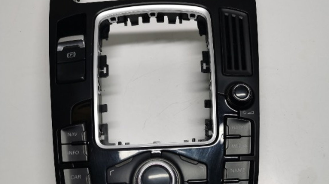 Consola centrala Audi A4 B8 butoane comenzi MMI navigatie frana de mana 8T0919609WFX
