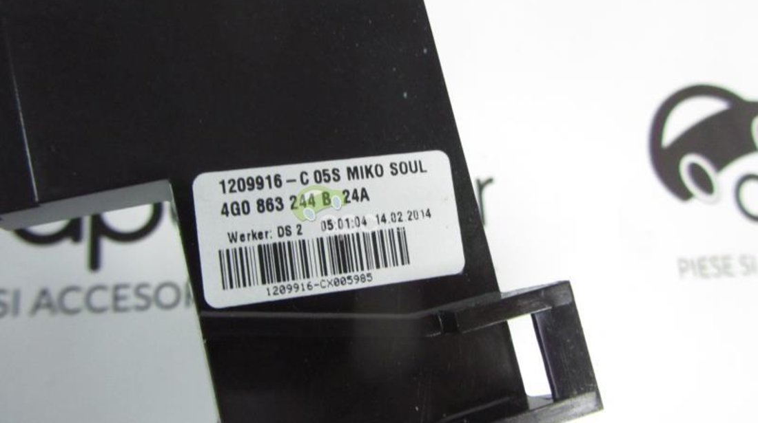 Consola centrala Audi A6 4G / A7 4G cod 4G0863244B 24A
