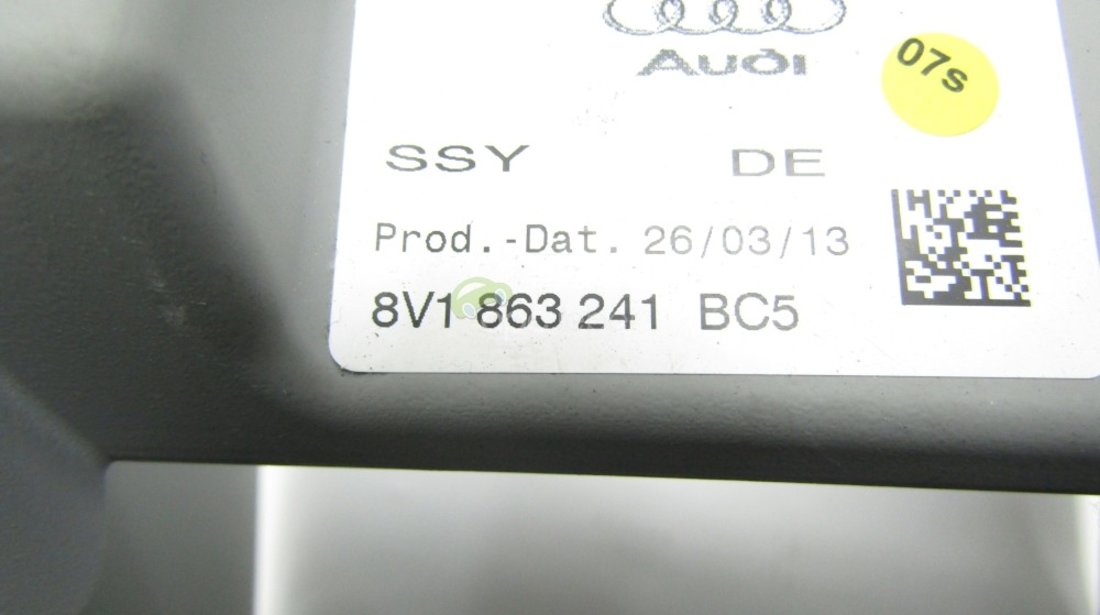 Consola centrala Gri cu cotiera Audi A3 8V Limousine / Sedan (2013 - 2019) - Cod: 8V1863241