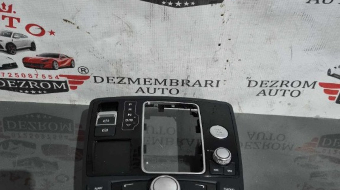 Consola centrala MMI cu touchpad cutie de viteze automata Audi A6 C7 cod 4g1919610a