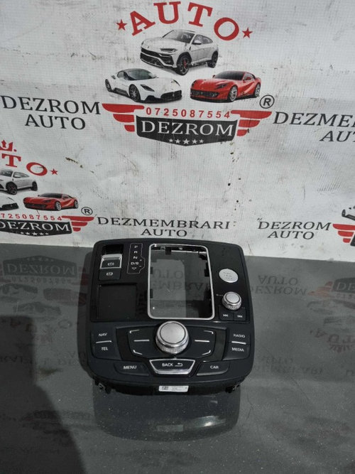 Consola centrala MMI cu touchpad cutie de viteze automata Audi A7 Sportback cod 4g1919610a