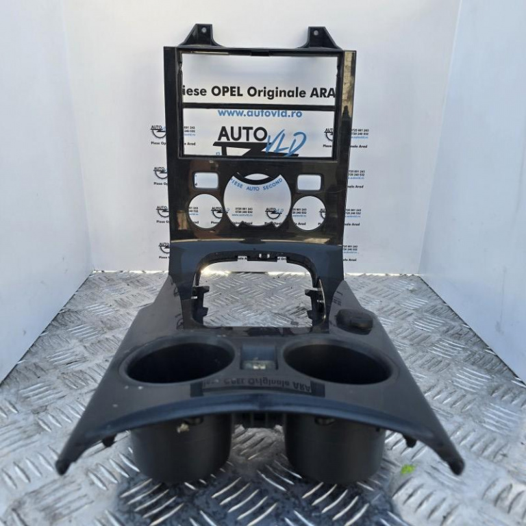 Consola centrala suport pahar frana de mana electrica Peugeot 3008 2009-2016 9687923777