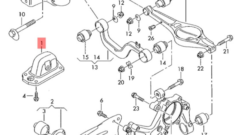 Consola stanga punte spate Volkswagen Golf 6 Hatchback 2010 OEM 1K0505129J