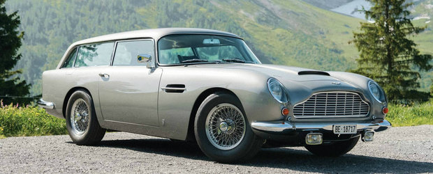 Construit la ordinele sefului Aston Martin. Unul dintre cele 12 DB5-uri Shooting Break este acum de vanzare