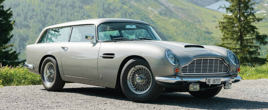 Construit la ordinele sefului Aston Martin. Unul dintre cele 12 DB5-uri Shooting Break este acum de vanzare