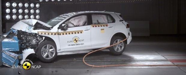 Construit sa-si protejeze pasagerii ca un tanc. Noul VW Golf 8 obtine punctaj maxim la testele Euro NCAP