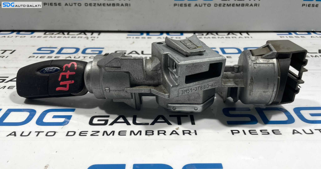 Contact Butuc cu Cheie Lama Tip Briceag Ford S-Max 2006 - 2015 Cod 3M51-3F880-AD 3M51-3F880-AE [L4256]