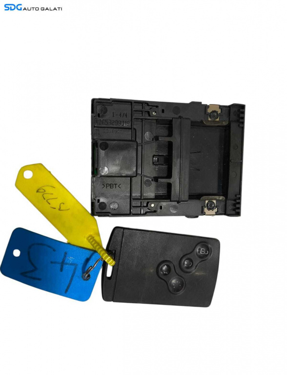 Contact Cititor Electric cu 2 Cheie Cheie Cartele cu CIP Renault Scenic 3 2009 - 2016 Cod 285909828R A2C53185186 [LC2075]