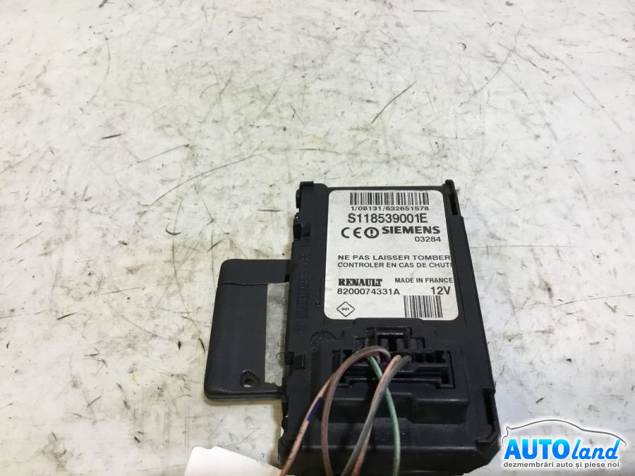 Contact cu Chei Auto Nr954sasiu:vf1emrg0633151036 1.9 DCI, Argintiu, 2 Usi, 2005 Renault MEGANE II Coupe-Cabriolet EM0/1 2003