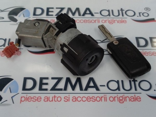 Contact cu cheie, 9663123280, Peugeot 308 SW, 1.6hdi
