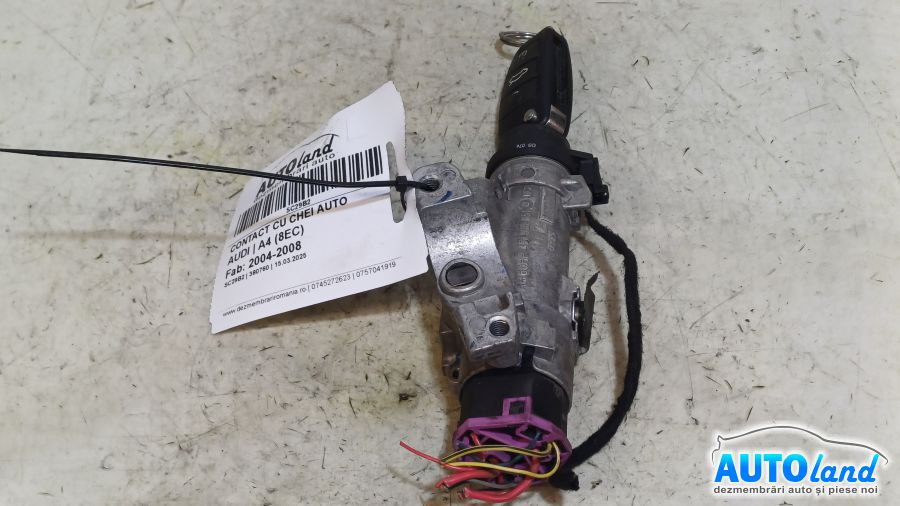 Contact cu Cheie Auto 4b0905851q Audi A4 8EC 2004-2008