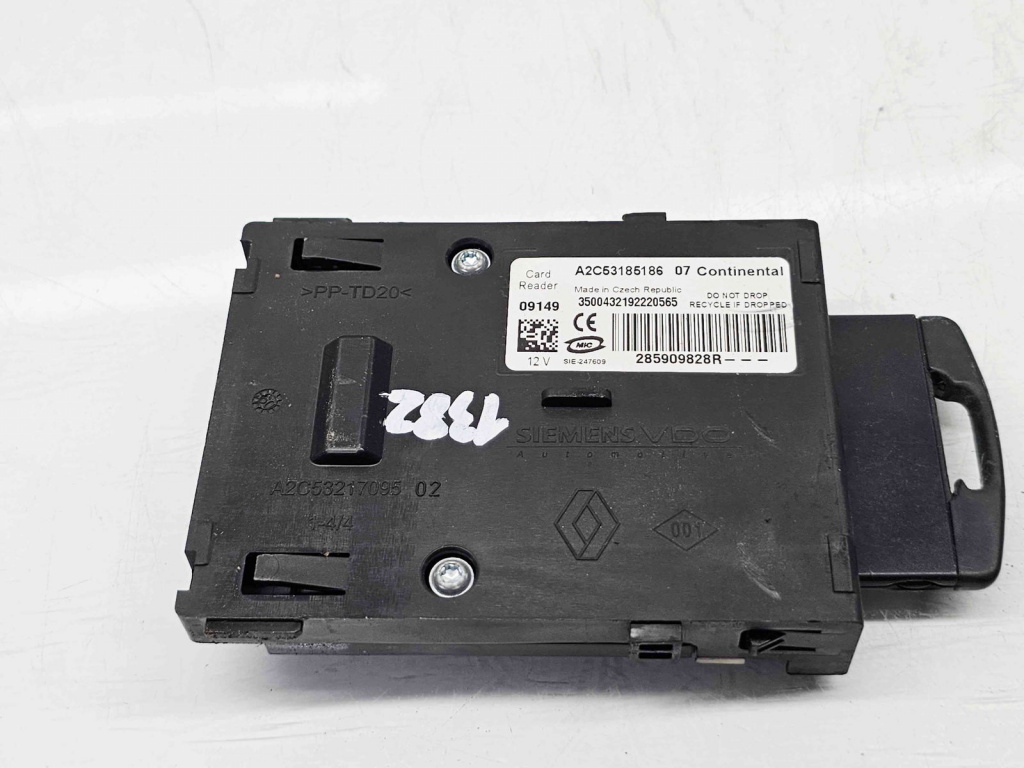 Contact cu cheie Renault Megane 3 (B95) [Fabr 2008-2016] A2C53185186 1.6 Benz K4M85881KW / 110CP