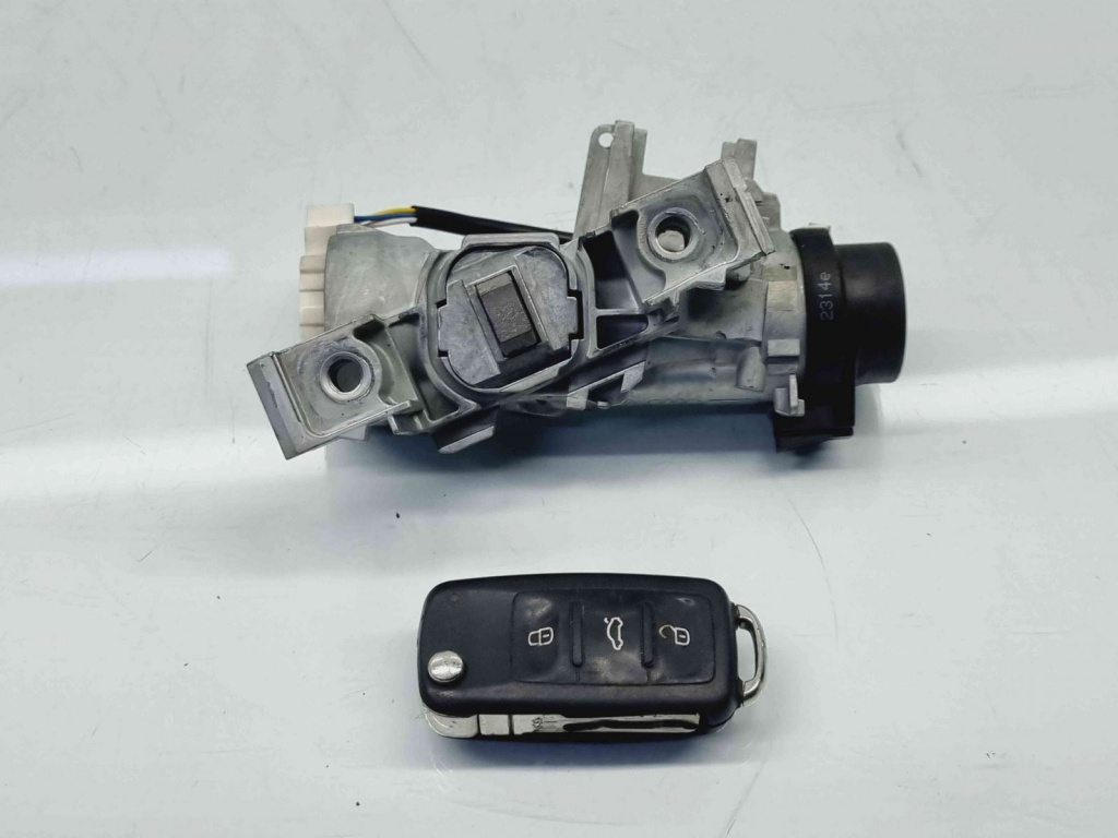 Contact cu cheie Volkswagen Tiguan (5N) [Fabr 2007-2016] 1K0905851 5K0905865 2.0 TDI CFFB103KW / 140CP