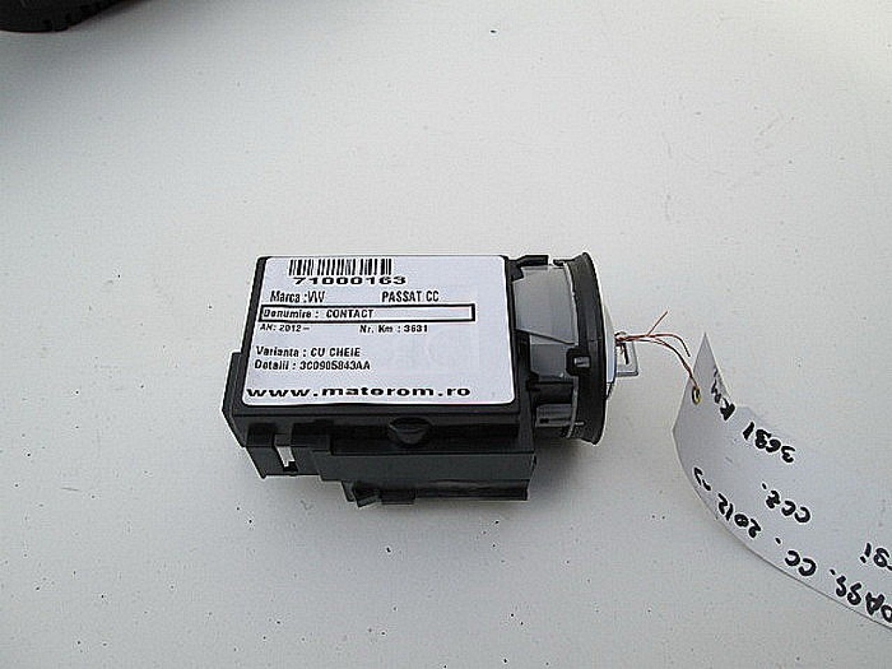 CONTACT PORNIRE VW PASSAT CC PASSAT CC - - (2012 2016)