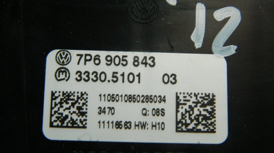 Contact VW Touareg 7P cod: 7P6905843 model 2012