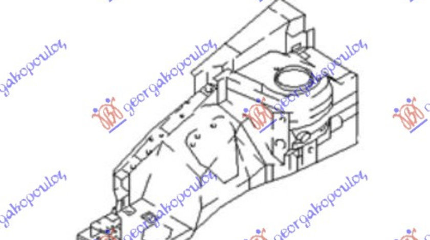 Contra Aripa Metalica Interior Dreapta Fata Hyundai Accent H/B 2003-2004-2005