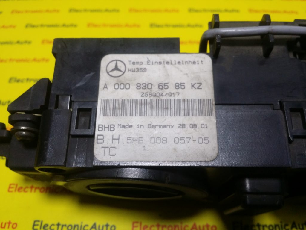 CONTROL CLIMA MERCEDES-BENZ SPRINTER A0008306585 KZ / A0008306585KZ / 5HB 008 057 05 / 5HB00805705A0008306585 KZ / A0008306585KZ / 5HB 008 057 05 / 5HB00805705