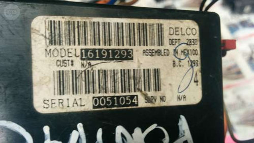 CONTROL CLIMA PONTIACH TRANS SPORT 16191293 / 005105416191293 / 0051054