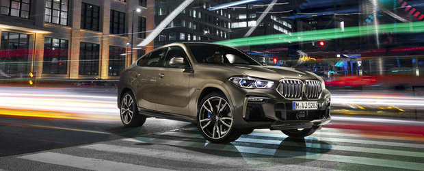 Controversele continua. Noua generatie BMW X6 lansata oficial cu motor V8 si grila...iluminata inclusiv in mers
