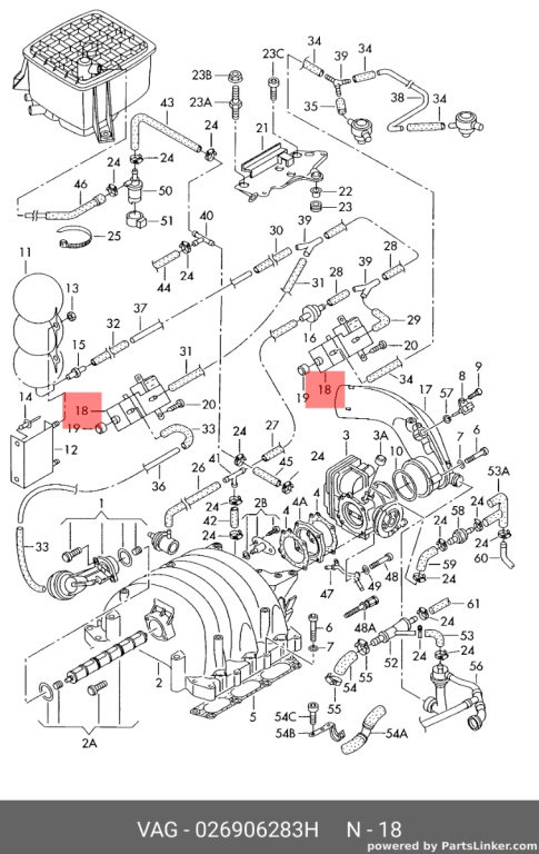 Convertizor presiune Audi A4 8E 2002 2003 2.4 BDV OEM 026906283H