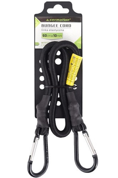 Cordon Elastic Bagaje Cu Carabiniere 10mm x 60 cm Carmotion 86314