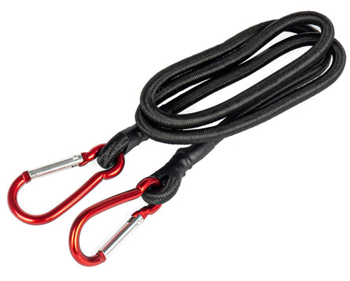 Cordon Snur Elastic Din Cauciuc Pentru Asigurarea Bagajelor ø8mm 80cm Amio BSTRAP-13 Negru 03308