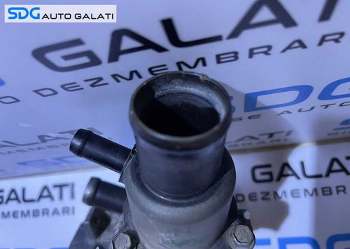 Corp Carcasa Distribuitor Termostat Apa Dacia Sandero 1 1.6 MPI 2008 - 2012 Cod 8200155515[S0341]