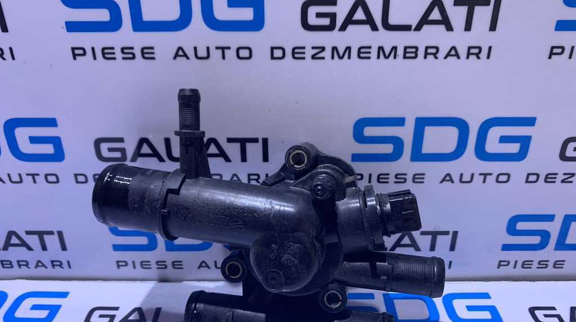 Corp Carcasa Termostat cu Senzor Temperatura Apa Lichid Racire Motor Antigel Renault Laguna 2 1.9 DCI F9Q 2001 - 2007 Cod 8200374346D 8200374346