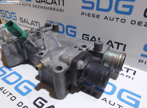 Corp Carcasa Termostat Cu Senzor Temperatura Apa Peugeot Xsara Picasso 1.8 B 1999 - 2010 Cod 9635696...