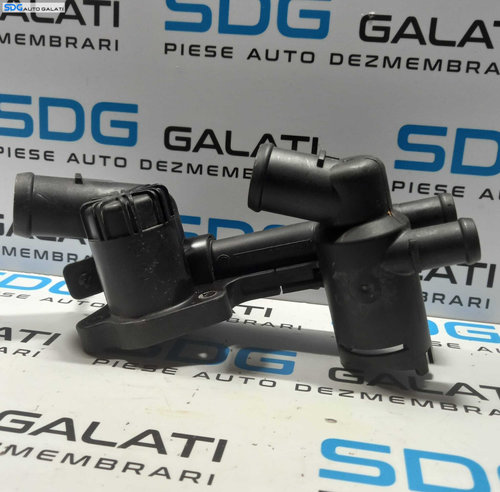 Corp Carcasa Termostat Volkswagen Golf 6 1.2 TSI CBZA CBZB 2008 - 2014 Cod 03F121026B 03F121111A [21...
