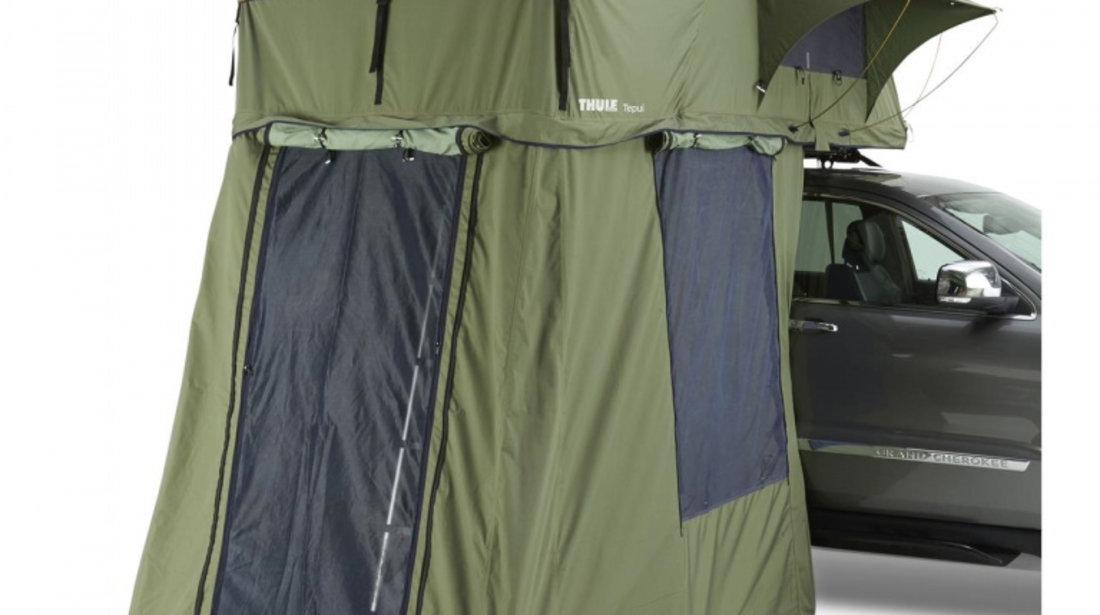 Cort auto, Thule Autana 3, cu prindere pe plafon, Olive Green, cu anexa