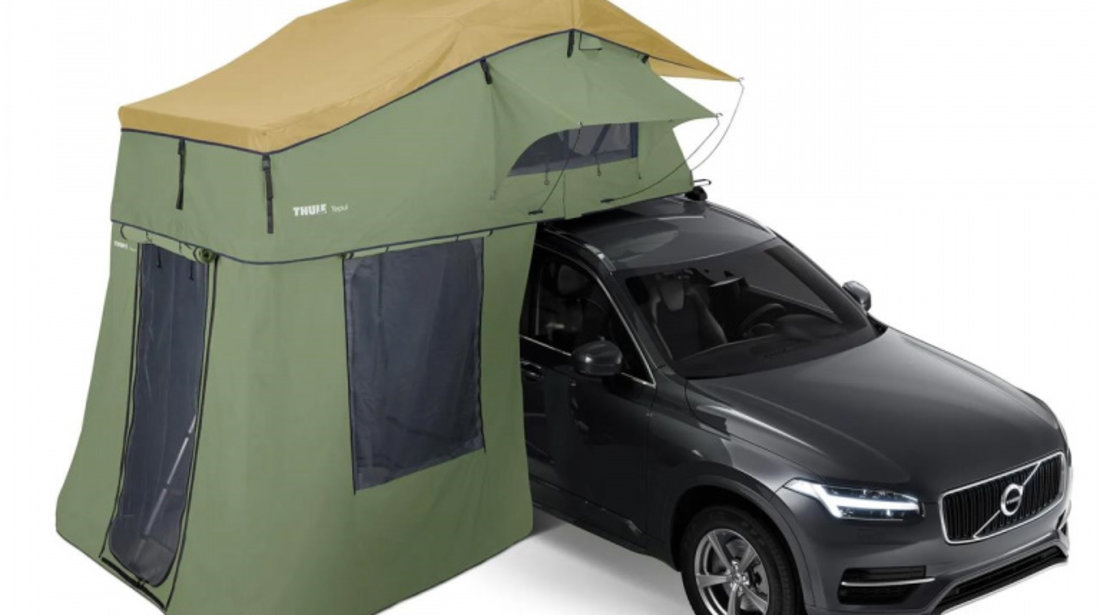 Cort auto, Thule Autana 3, cu prindere pe plafon, Olive Green, cu anexa