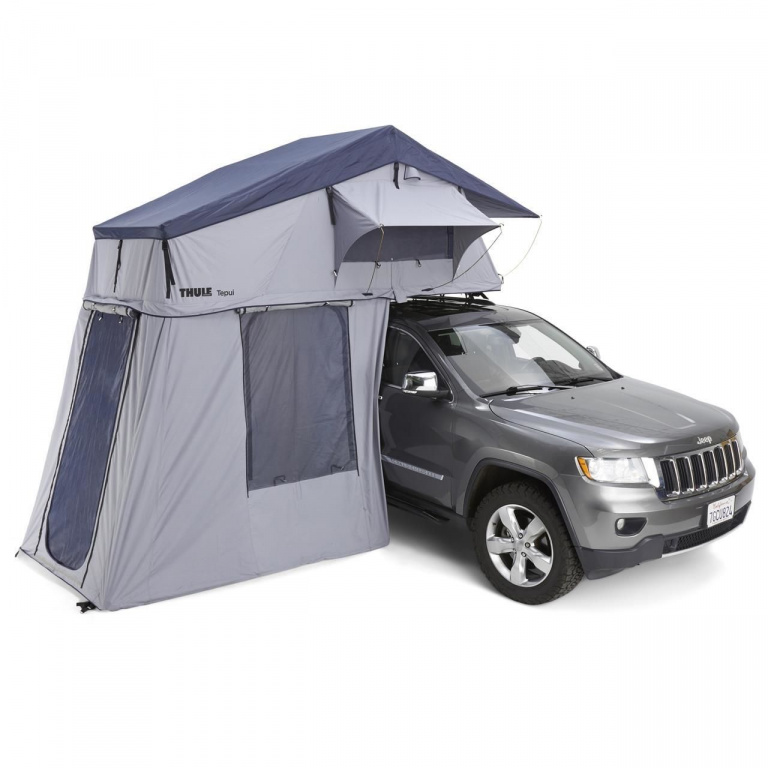Cort auto, Thule Autana 3, cu prindere pe plafon, Gri, cu anexa