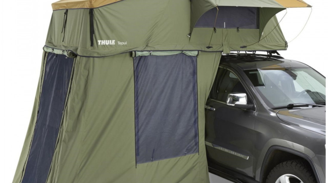 Cort auto, Thule Autana 3, cu prindere pe plafon, Olive Green, cu anexa