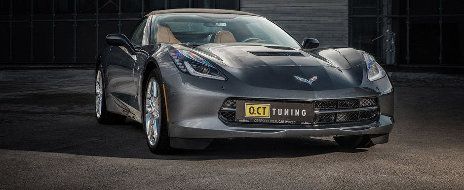 Corvette Stingray by O.CT Tuning: Supraalimentat si cu 630 CP sub capota