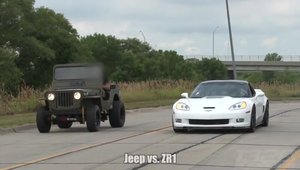 Corvette ZR-1 vs Jeep LSx Willy