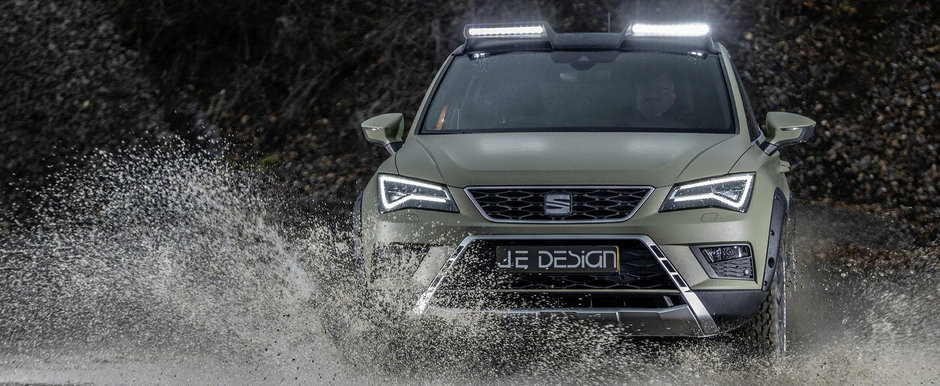 Costa 14.000 de euro sa transformi Seat-ul Ateca intr-un off-roader veritabil. Te ajuta cei de la JE Design