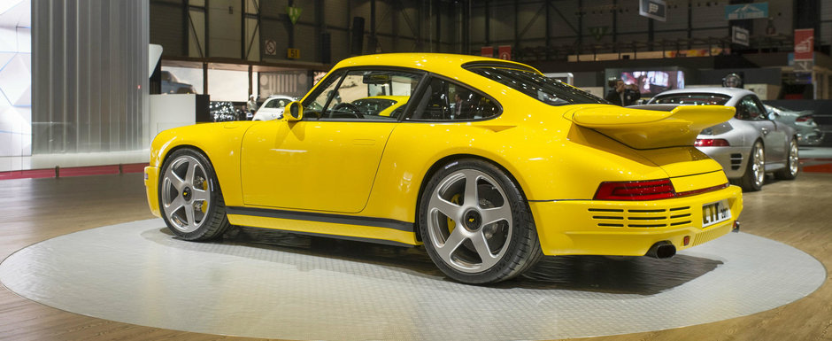 Costa 750.000 de euro si are 710 cai putere. POZE de la Geneva cu noul RUF CTR YELLOWBIRD