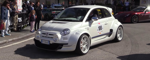 Costa cat un Audi R8 si are motor de Alfa Romeo si 350 de cai. VIDEO cu cel mai nebun Fiat 500 din lume