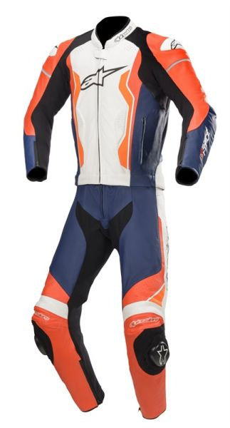 Costum Moto Alpinestars Gp Force Negru / Alb / Rosu / Portocaliu / Fosforescent Marimea 48 3160619/3...