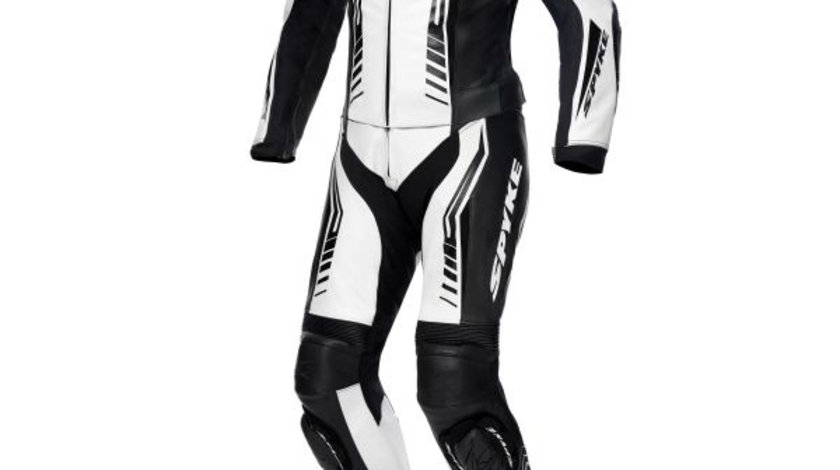 Costum Moto Spyke Assen Sport Negru / Alb Marimea 52 110260/10201/52