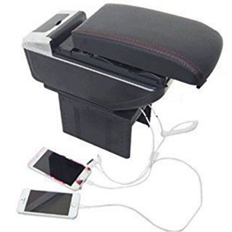 Cotiera auto universala cu suport pahar si usb