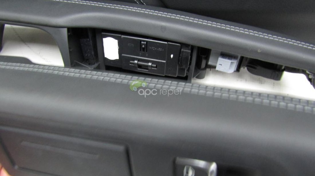 Cotiera cu manere interioare usi Audi A7 4G S-line cusatura Gri
