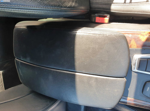 Cotiera Piele Neagra cu Consola Centrala Dezechipata Goala BMW X5 E70 2006 - 2013 [K4896]
