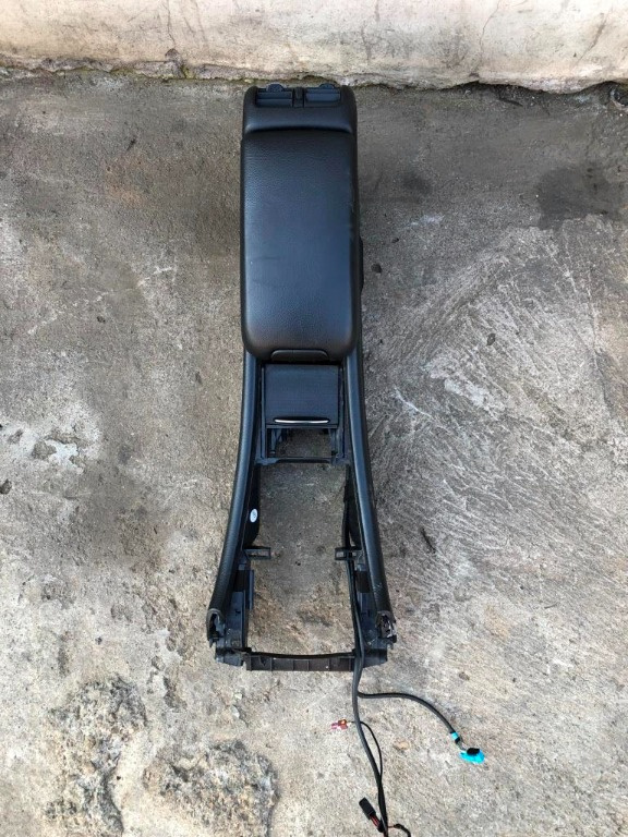 Cotiera piele neagra Mercedes C Class w203 2000-2007