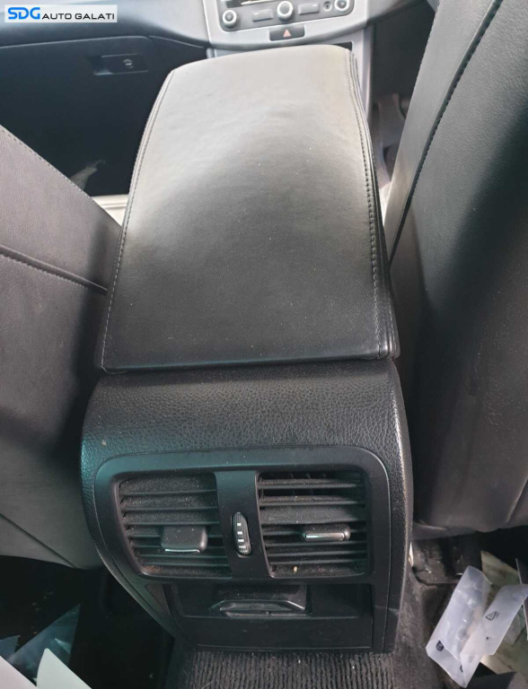 Cotiera Piele Neagra Volkswagen Passat CC 2009 - 2012 [C3842]
